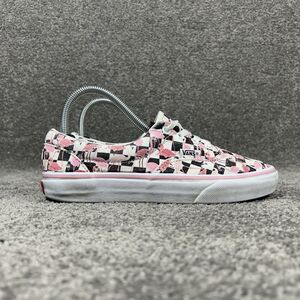 Vans Off The Wall Customs Women’s Size 7.5 Checkered Flamingos Skate Shoes Used